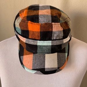 Manhattan Hat Co. Plaid Army Style Fashion Cap